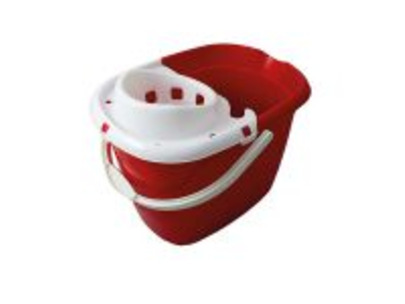 Mop Bucket with Wringer Red