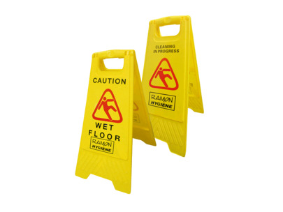 Dual Wet Floor Warning A-Frame Sign