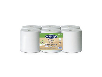 Bulkysoft 96710 Centrefeed Roll Micro Embossed 177mm x 150m 2ply White