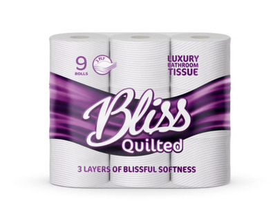 Bliss Luxury Toilet Roll 3ply White