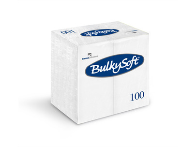 Bulkysoft 32110 40cm 8-Fold Napkin 3ply White