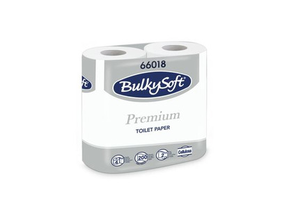 Bulkysoft 66018 Premium Toilet Roll 2ply White
