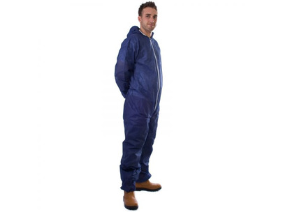 Disposable Polyprop Coverall Blue