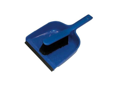 Dustpan & Brush Set Soft Blue