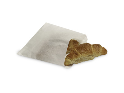 Greaseproof Paper Bags White 12x12"