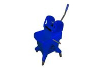 H/D Kentucky Mop Bucket with Wringer & Wheels Blue