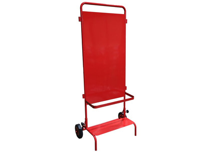 Triple Fire Safety Stand with Wheels