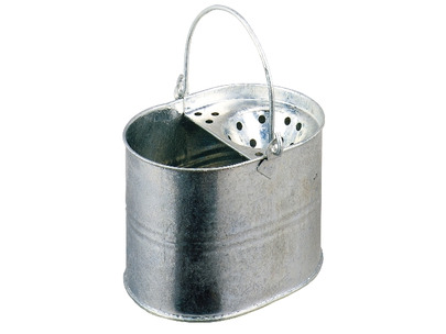 Galvanised Mop Bucket with Wringer 