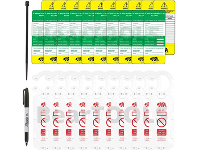 Scaffold Inspection Safety Record Kit