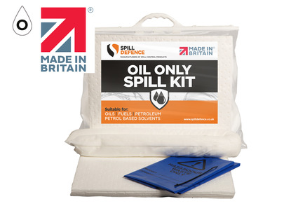Oil Absorbent Spill Kit Clip Top Bag 15L