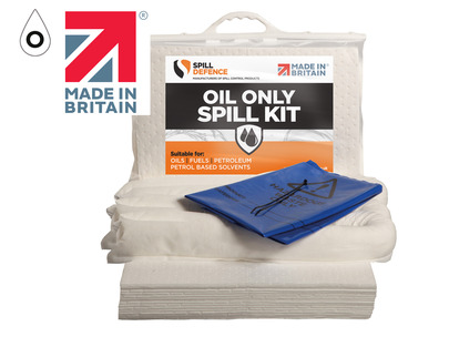 Oil Absorbent Spill Kit Clip Top Bag 30L