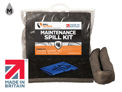 Maintenance Absorbent Spill Kit Clip Top Bag 15L  