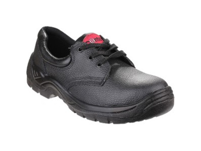 Slip Resistant Safety Shoe Midsole & Toe Protection Black