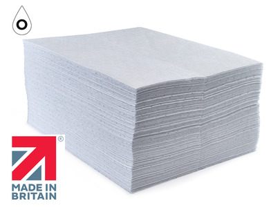 Oil Absorbent Pad White 500x400mm