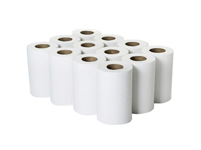 Pure Tissue Mini Centrefeed Roll 195mm x 60m 2ply White