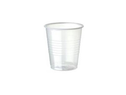 7oz Plastic Squat Cup Clear