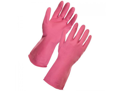 Household Rubber Glove Red