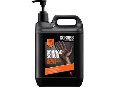 SCRUBB Orange Scrub Heavy Duty Beaded Hand Cleaner with Pump Top