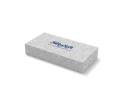 Silky Soft Professional Facial Tissues 2ply White