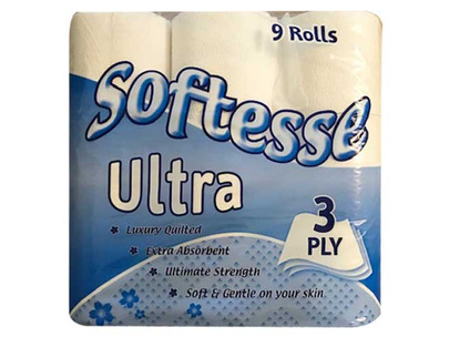 Softesse Ultra Luxury Toilet Roll 3ply White