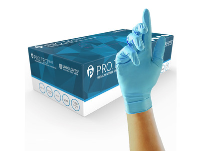 Uniglove PRO.TECT Powder Free Nitrile Glove Blue