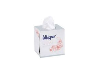 Whisper Cubed Facial Tissues 2ply White