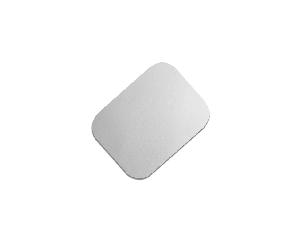 Heavy Duty Poly Lid for No.1 Foil Container White