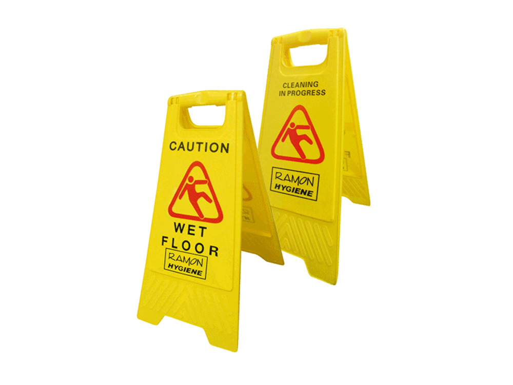 Dual Wet Floor Warning A-Frame Sign