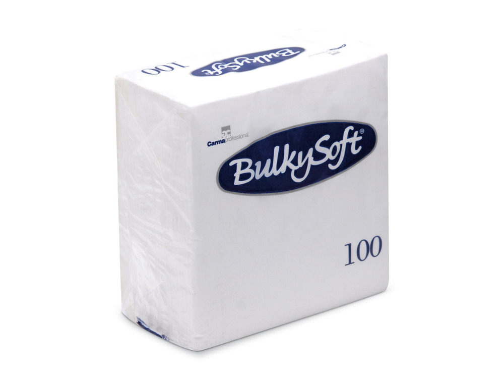 Bulkysoft 32100 4-Fold Napkin 3ply White