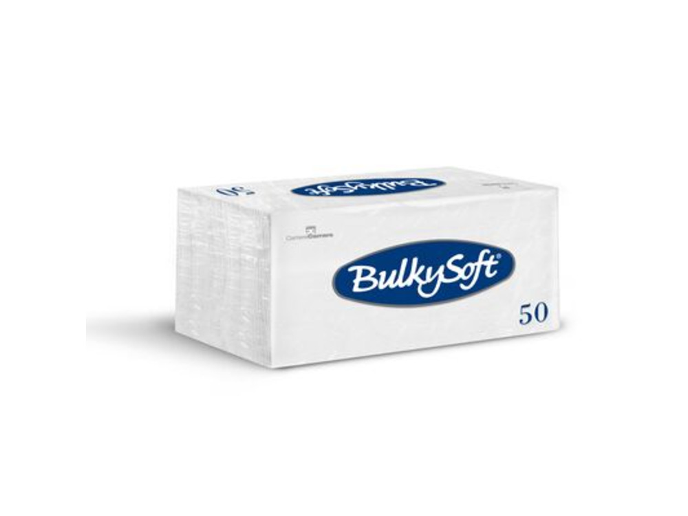 Bulkysoft 32780 33cm 8-Fold Napkins 2ply White