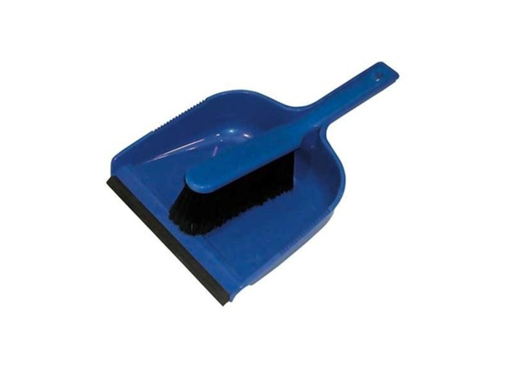 Dustpan & Brush Set Soft Blue