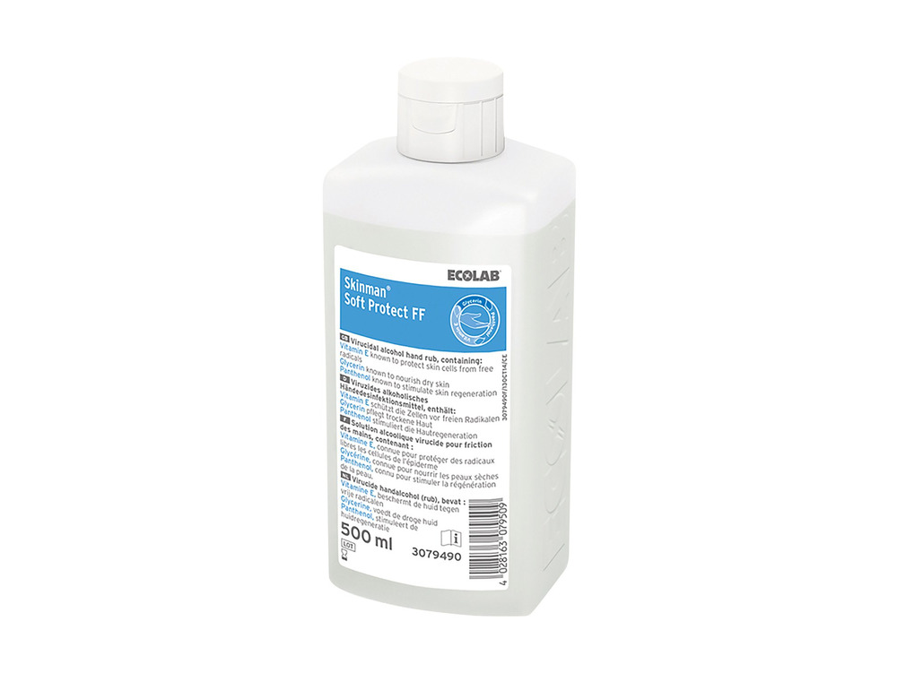 Ecolab Skinman Soft Protect FF Virucidal Alcohol Hand Disinfectant 