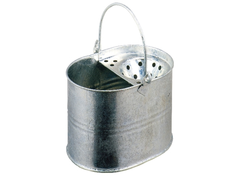 Galvanised Mop Bucket with Wringer 