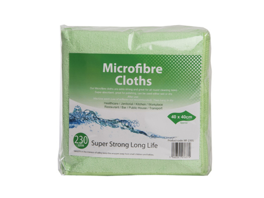 Microfibre Cloth 230g Green