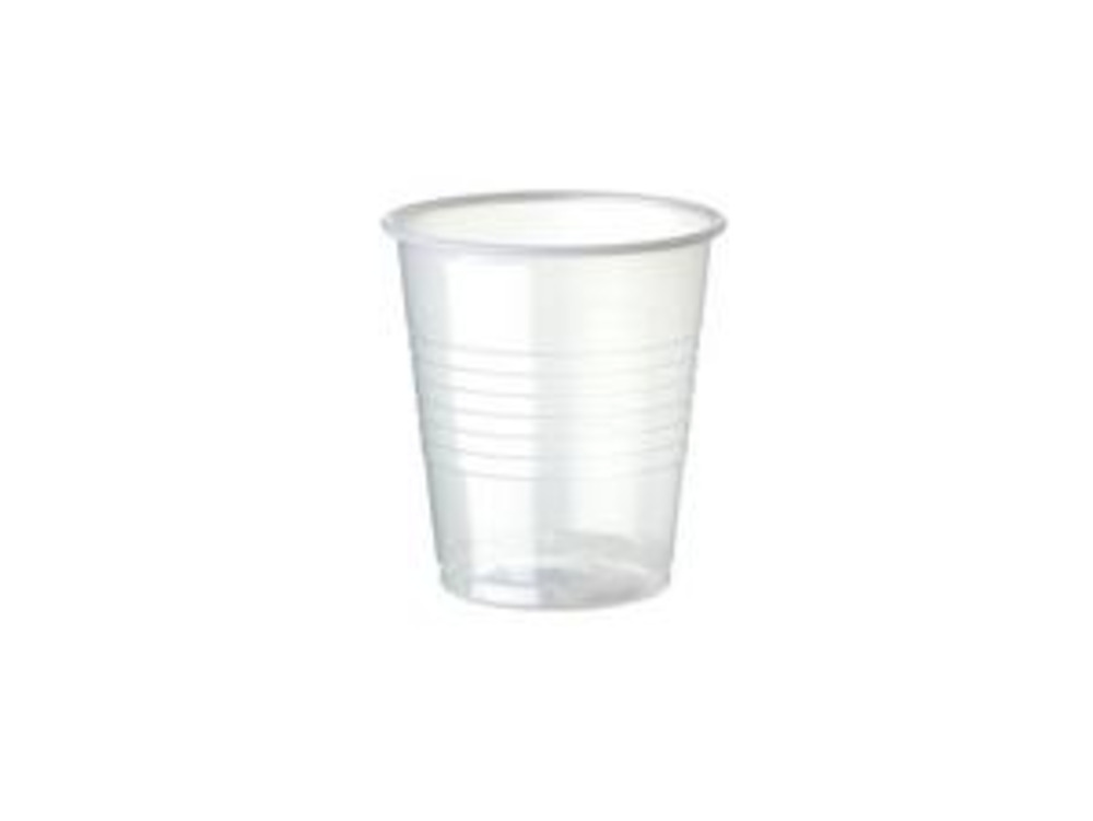7oz Plastic Squat Cup Clear