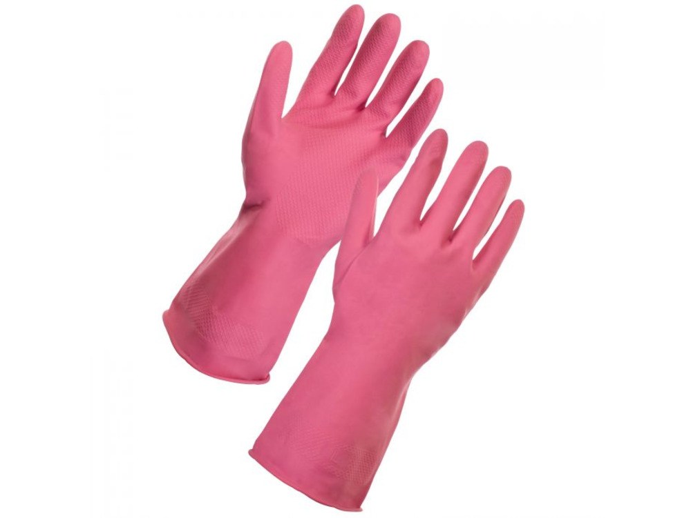 Household Rubber Glove Red