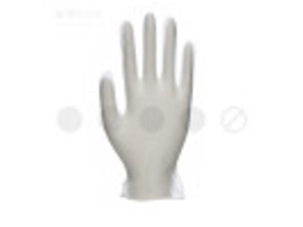 Uniglove Lightly Powdered Vinyl Glove Clear