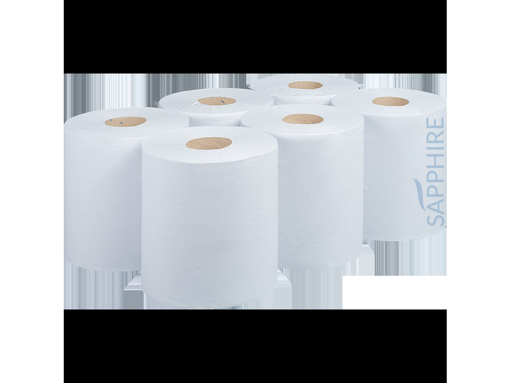 Sapphire Centrefeed Roll Flat Sheet 190mm x 150m 2ply White